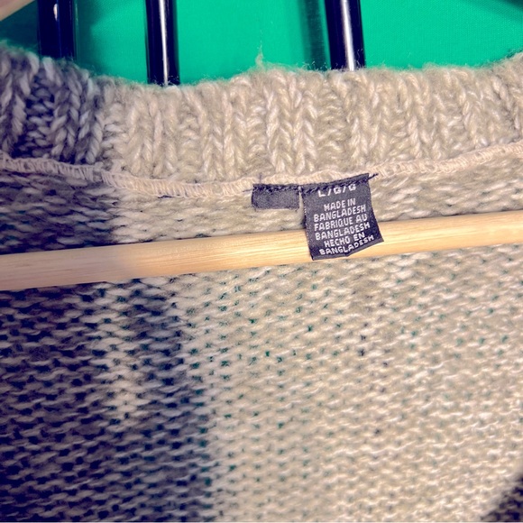 L Long Sweater or Mini Dress Short Sleeves Wool - Picture 3 of 10